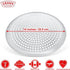 Crown Pizza Pan with Holes 14 inch, 1 Pack, Sturdy, Rust Free, Pure Aluminum, Made in Canada