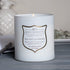 Manly Indulgence Sea Salt & Ginger Scented Jar Candle, Signature Collection, Soy Wax Blend, Wooden Wick, 15oz, White