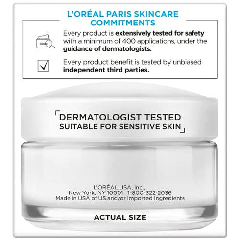L'Oreal Paris Skincare Wrinkle Expert 35+ Collagen Face Moisturizer to Reduce Fine Lines, Hydrate All-Day and Improve Elasticity, 1.7 oz
