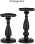 Candle Holders for Pillar Candles Metal Candlestick Holder 2 Pcs Candleholders Stand for LED Tea Light Candles, Ornament for Birthday, Wedding and Home Decoration