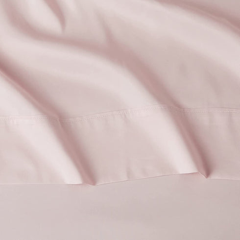 Amazon Basics Lightweight Super Soft Easy Care Microfiber Bed Sheet Set with 14 Deep Pockets - Queen, Blush Pink