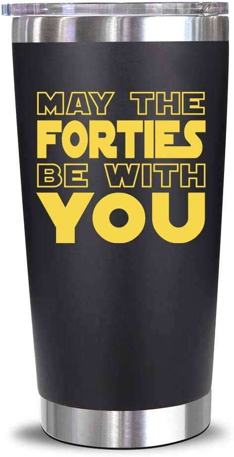 40th Birthday Gifts For Men Women - 1983 40th Birthday Decorations For Men Women - Gifts For Women Turning 40 - 40 Year Old Birthday Gifts For Men, Women, Dad, Mom, Husband, Wife - 20 Oz Tumbler