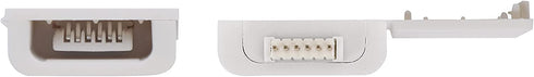 Litcessory 6-Pin to Cut-End Connector for Philips Hue Lightstrip Plus (4 Pack, White - MICRO 6-PIN V4)