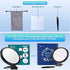 20X Magnifying Mirror, Two Sided Mirror, 20X/1X Magnification, Folding Makeup Mirror with Handheld/Stand,Use for Makeup Application, Tweezing, and Blackhead/Blemish Removal.4Inches (Silver)