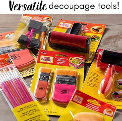 Mod Podge 08658000986 Professional Decoupage Tool Set, 2295, Multicolor