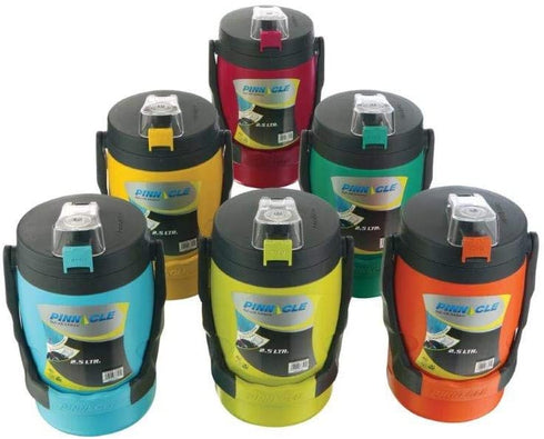 Reusable Insulated Water Jug 85oz Leakproof Portable Water Jug Insulated Water Jug with Spout Insulated Half Gallon Water Bottle Insulated Water Jug for Camping, Picnics, Hiking Sky Blue