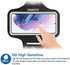Galaxy S22+, S21 FE, S20 FE Armband, BUMOVE Gym Running Workouts Sports Cell Phone Arm Band for Samsung Galaxy S20 Plus/S21 Plus/S22 Plus, S20 FE/S21 FE 5G with Key Holder (Black)