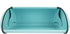 Home Basics Stainless Steel Bread Box with Roll Up Top Lid for Kitchen Counter Food Storage, Bread Bin Box Keeper Holder Also use Baked Goods, Loaf, Cookies & Buns (Turquoise)