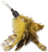The Natural Pet Company Cat Toys Feather Refill 6 Pack - Add Life to Your Cat's Favorite Toy with This Interchangeable Feather Refill Multipack (As Photographed).