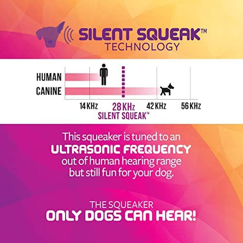 TrustyPup Penquin Plush Dog Toy with Silent Squeaker, Black and White, Medium, Model Number: 71136-99997-012