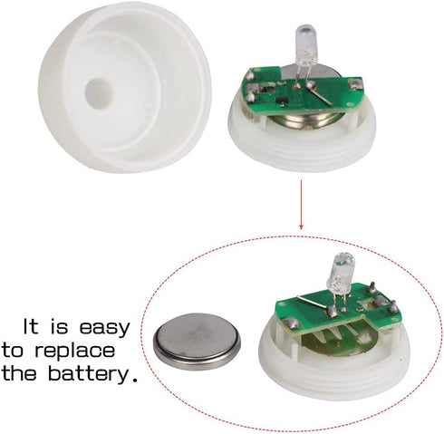 Floating Tealight Candles Battery Operated, Water Activated Sensor LED Flameless Flickering Tea Lights for Wedding Party Bathroom Pool SPA Aquarium Xmas Halloween - Warm White