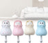 NUANNUAN 4 Pieces Coat Hooks Cute Cat Shape Punch Free Adhesive Hooks, Plastic Creative Home Storage Utility Wall Decorations Hanger Holder for Hanging Hat Towel Backpacks Key Scarf Bags