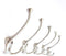 5 Pack TriLeg Hook, Heavy Duty Big Triple Leg / Double Coat Hooks Base. Entryway Coat Hooks, Scarf and Jacket Hangers.Perfect Bath Towel Heavy Hooks (5 Pack, Satin Nickel)