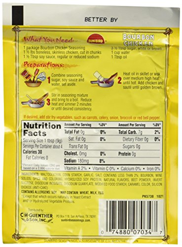 Sunbird Mix Chckn Bourbon
