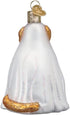 Old World Christmas Trick or Treat Pooch Glass Ornament Free Box 26088