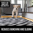 Gorilla Grip Extra Strong Rug Pad Gripper, Grips Keep Area Rugs in Place, Thick, Slip and Skid Resistant Pads for Hard Floors, Under Carpet Mat Cushion and Hardwood Floor Protection, 4 FT Round