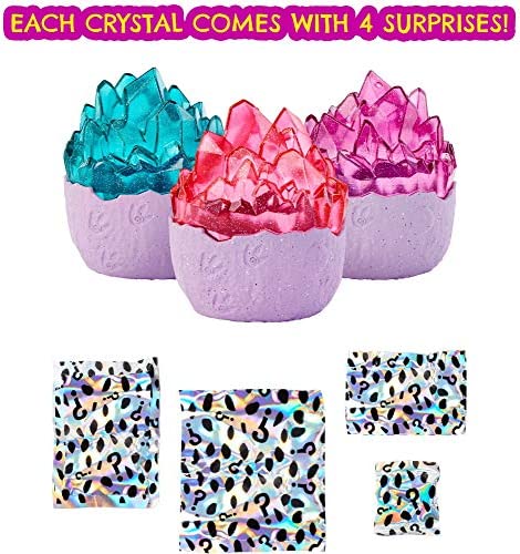 Cave Club Dino Baby Crystals, Surprise Pet with Accessories and Slime or Moldable Sand, Collectible Animal Unboxing Toy for 4 Year Olds and Up