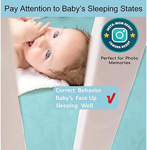 Crib Sheets Girl 2 Pack Set, Pink and Aqua Fitted Crib Sheets Set for Boys and Girls, Soft Baby Sheets for Crib? Size 28 x 52 inches, with 8 Inches Pocket, Fits Standard Crib & Toddler Mattress