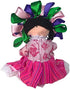 Mexican Handmade Traditional Maria Rag Doll - 7 inches - Pink