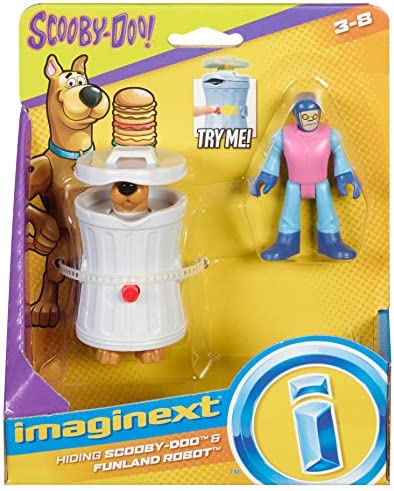Fisher-Price Imaginext Scooby-Doo Hiding Scooby & Funland Robot - Figures, Multi Color