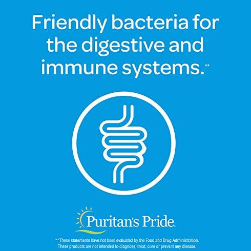 Puritan's Pride Probiotic Supplement, Acidophilus, 250 Count(Pack of 1)