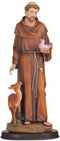 George S. Chen Imports 5-Inch Saint Francis Holy Figurine Religious Decoration Statue Decor