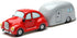 Pacific Trading Car and Trailer Ceramic Magnetic Salt and Pepper Shaker Set