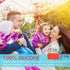 Lingito 8 Pack Magic Band Protectors | Multi-Color Smart Watch Security Bands | Made for Fitbit Charge, Charge HR, Garmin Vivofit, Disney Magic Band 2.0 & More!