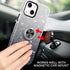 BENTOBEN Case for iPhone 13, iPhone 13 Phone Case, Slim Glitter Case with 360° Ring Holder Kickstand Magnetic Car Mount Supported Protective Girls Women Men Boys Cover for iPhone 13 6.1" 5G, Black