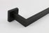 TocTen Bath Towel Rack - Square Base Thicken SUS304 Stainless Steel Towel Bar for Bathroom, Bathroom Accessories Towel Rod Heavy Duty Wall Mounted Towel Holder. (Black, 12)