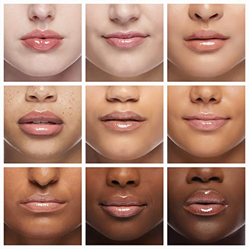 Broadway Vita-Lip Clear Lip Gloss 0.47oz/14ml (5PCS Mint & Coconut & Rosehip & Mango Butter & Argan Oil) (5 PCS SET)