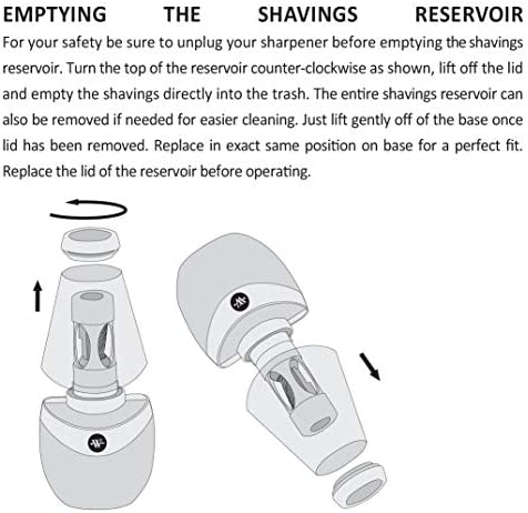 Westcott iPoint Orbit Battery Pencil Sharpener, Black