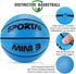 Stylife Mini Basketballs for Kids - Trampoline Basketballs 1 PCS Hoop Basketball - Toddler Balls Toys, 5 Inch Blue