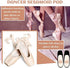 SATINIOR 24 Pieces Foot Pads for Dancer Sesamoiditis Pads for Ball of feet Pain Felt Forefoot Cushion Pads Self-Adhesive Foot Cushion Pads for Men Women Dancing Pain Relief (Beige)