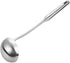 TBWHL Metal Soup Ladle 304 Stainless Steel Gravy Sauce Ladle with Long Handle for Kitchen 13.4"
