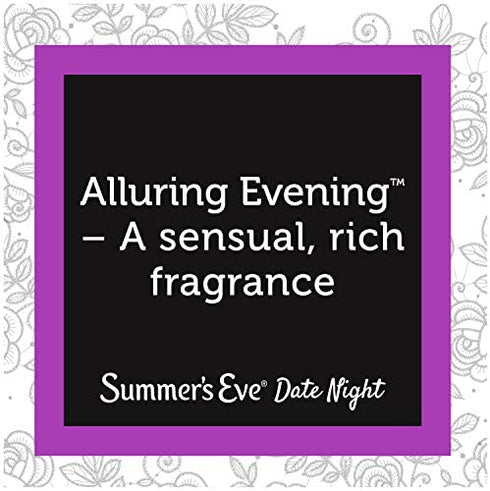 Summer's Eve Date Night Feminine Cleansing Wipes Pre/Post-Intimacy Cleansing, 16 Count
