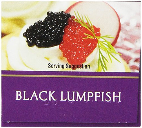 Romanoff Caviar Black Lumpfish, 2 oz