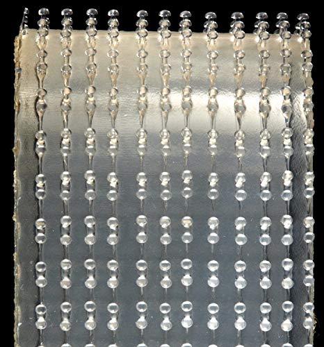 3M Dual Lock Reclosable Fasteners, Heavy Duty Industrial Use, Clear, TB3561, 1" x 10 ft Mated Strip, Indoor/Outdoor Use, Great for Metal, Glass, Acrylic, PC, ABS