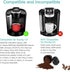 Reusable K Cups for Keurig, EZBASICS Reusable Coffee Filters Refillable Single Serve Coffee Maker, 3-Pack of Reusable Coffee Pods, Black