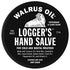 Walrus Oil - Logger's Hand Salve Cream, 2oz, 100% Vegan, Made with Olive Wax, Kokum Butter, Coconut Oil and more. Peppermint and Clove scent.