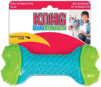 KONG - CoreStrength Bone - Long Lasting Dog Dental and Chew Toy - for Small/Medium Dogs