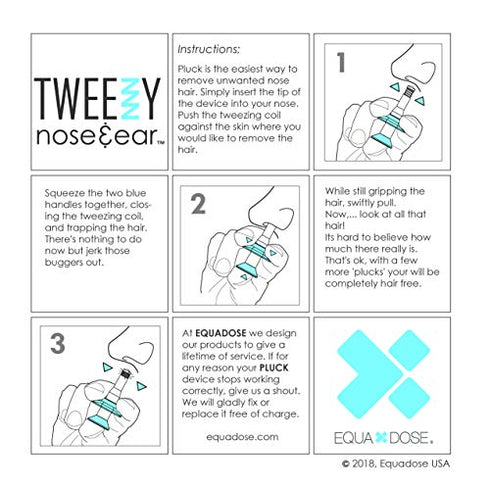 The TWEEZY Nose Hair & Ear Hair Remover. Designed for Hair Removal in Men & Women. Compare with Nose Hair Trimmers & Waxing Kits. Previously called the PLUCK.