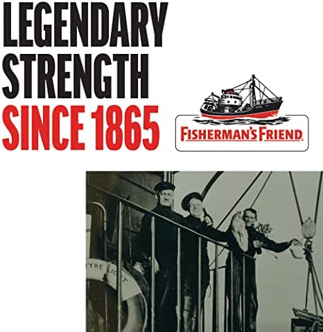 Fisherman's Friend Cough Drops, Cough Suppressant and Sore Throat Lozenges, Original Extra Strong, 10mg Menthol, 228 Drops (6 Packs of 38)