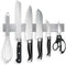 SMART&COOL Self-adhesive Magnetic Knife Holder, Magnetic Knife Strip for Wall Mounting, no Drilling (Stainless Steel-11.69 in)
