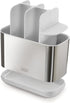Joseph Joseph EasyStore Stainless-Steel Toothbrush Holder Bathroom Storage Organizer Caddy, Large