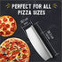 Checkered Chef Pizza Cutter - Sharp Stainless Steel Rocker Knife w/ Plastic Blade Sheath - Dishwasher Safe - 14 Inch