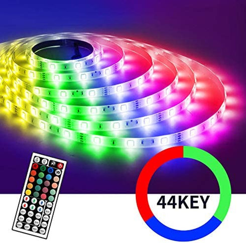 REYSURPIUS 2 Pack 44 Key RGB LED Strip Light Remote Controller Wireless Dimmer IR Remote Control,led Light Remote Control Replacement,Reemplazo remoto LED,for SMD 5050 3528 2835 RGB LED Light Strip