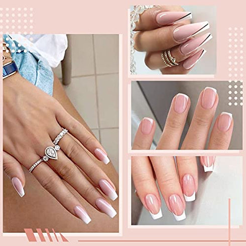 RARJSM Milky Pink Gel Nail Polish LED UV Gel Soak Off Transparent Nude Pink Nail Gel Polish Varnish Nail Art Color 15ML Single Bottle for DIY Home French Manicure