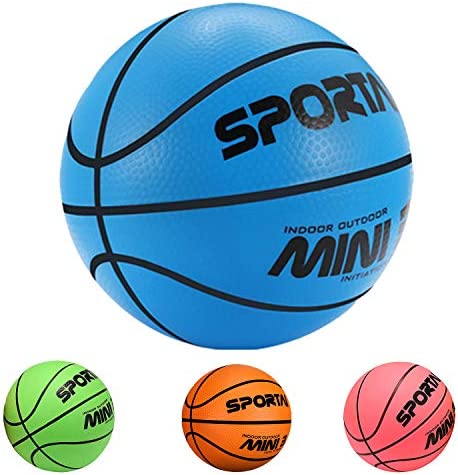 Stylife Mini Basketballs for Kids - Trampoline Basketballs 1 PCS Hoop Basketball - Toddler Balls Toys, 5 Inch Blue