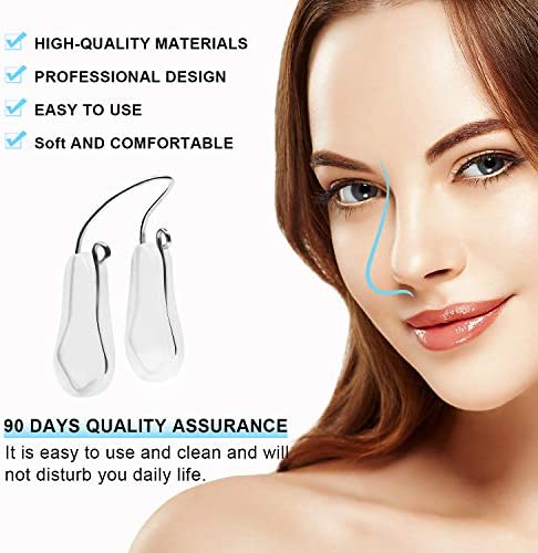 FERNIDA Silicone Nose Shaper Lifter Nose Uplifting Magic Clip Nose Bridge Straightener Corrector Slimmer for Wide Noses